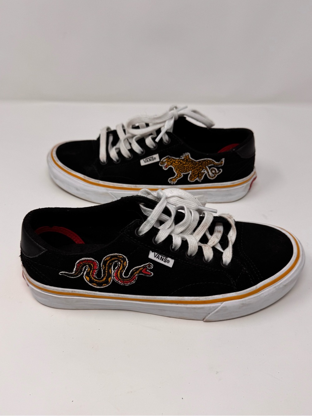 VANS Premium Old Skool Snake Tiger Suede Skate Shoes Sneakers Mens 4.5 Womens 6
